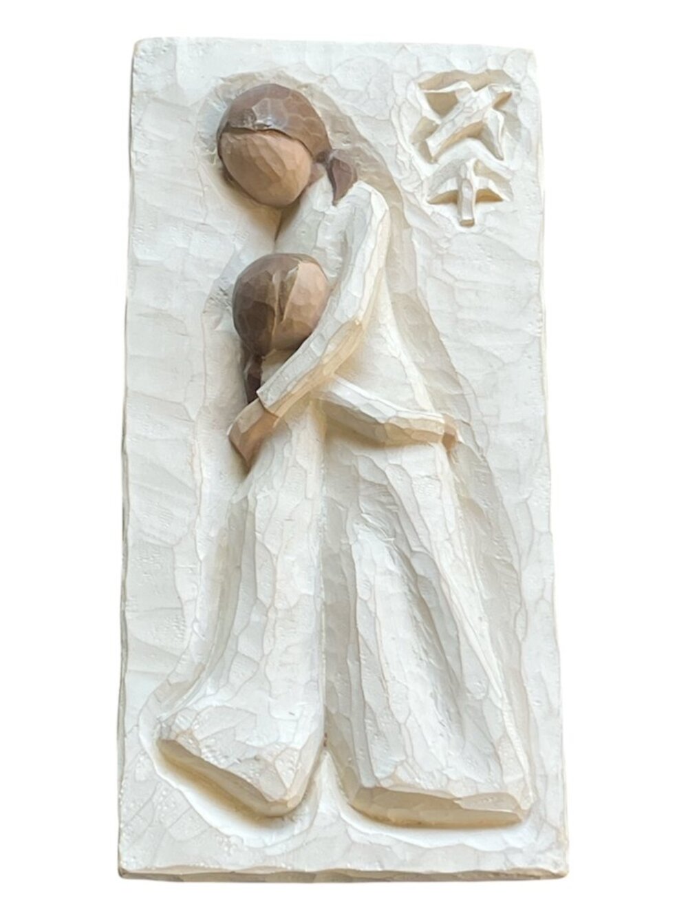 WILLOW TREE Plaque Mother and Daughter Demdaco 2001 Susan Lord 8"x4" Wall Decor